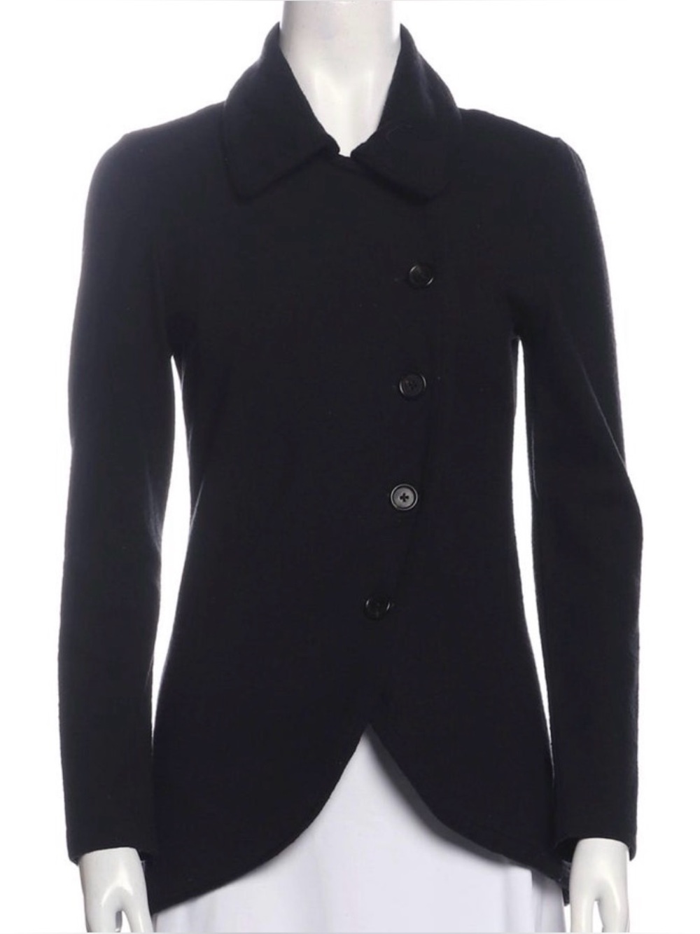 Ann Demeulemeester Virgin Wool SweaterTop Tunic jacket